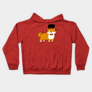 Dapper Shiba Kids Hoodie